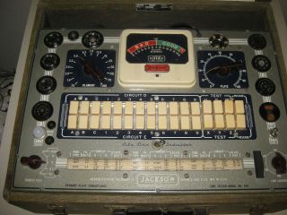 Jackson Tube Tester 648 Dynamic Conductance Manuals & Informational Papers Vtg
