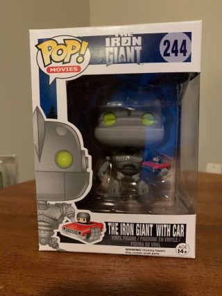 Funko Pop The Iron Giant With Car 244