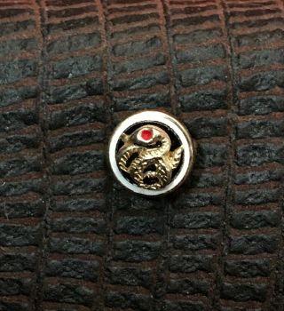 Vintage Sigma Nu ΣΝ Fraternity Snake Pledge Pin Lapel Pin JB2 2