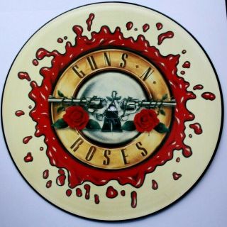 Ex/ex Guns N Roses November Rain 12 " Vinyl Picture Pic Disc