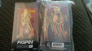 David Bowie As Ziggy Stardust Figpin Enamel Pin X2