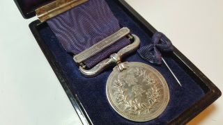 Vintage Dark Blue Silver Japanese Medal Of Honor 1956 Merit Badge Japan Cased