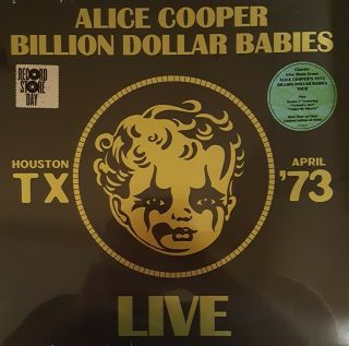 Alice Cooper Billion Dollar Babies Live Rsd 1973 Black Friday 2019 Houston