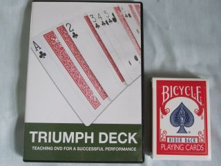 Triumph Deck Magic Makers Bicycle Playing Cards Tricks Conjuring Simon Lovell