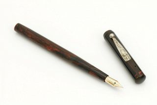 Rare Antique Waterman 13 Fountain Pen W/ Flexible 14k Nib [fully Restored]