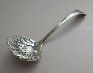 Antique Solid Sterling Silver Sugar Sifter Spoon Sheffield 1912 Thomas Bradbury