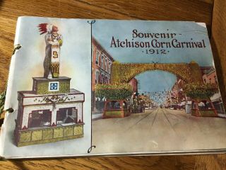 Atchison,  Kansas Corn Carnival 1912 Souvenir Book - Photos / Historial Info