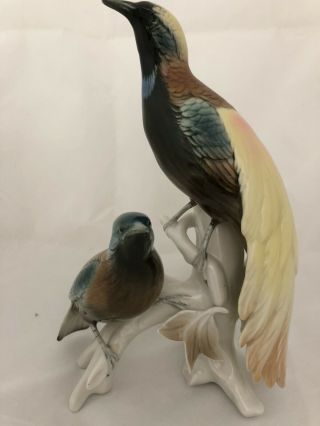Karl Ens Germany,  Birds Figurine.  11”