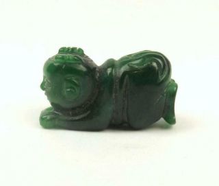 Chinese Jadeite Jade Carving Of A Little Boy
