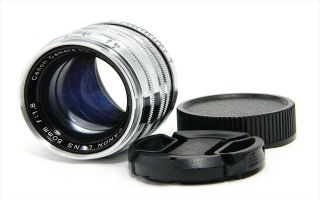 Canon 50mm F/1.  8 Leica Screw Mount Ltm L39 Mf Prime Vintage Lens From Japan Exc -