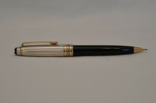 Rare Montblanc Meisterstuck Mini Mozart Sterling Silver Doue Click Pencil