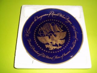 The Fleetwood Collectors Plate The 1985 Presidential Inaugural Day Plate 2234