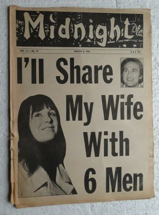 March 8,  1965 Midnight (supermarket Tabloid) Antonio The Great,  Nai Bonet,  Etc.