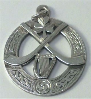 Antique Irish Sterling Silver Fob Medal (g.  A.  A.  Hurling) – 1927