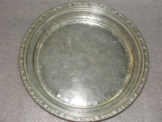 Vintage Waldorf Astoria Silver Soldered 10 " Serving Plate
