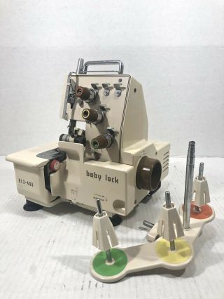 Vintage Juki Baby Lock Bl3 - 408 Serger Sewing Machine W/ Attachment -
