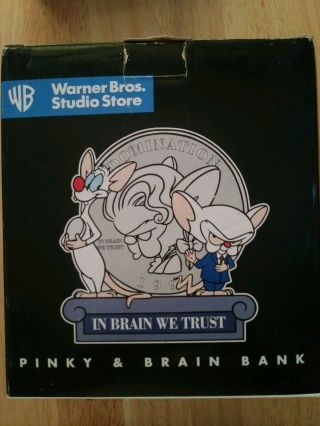 Warner Brothers Pinky And The Brain Bank.  Rare Great Holiday Gift