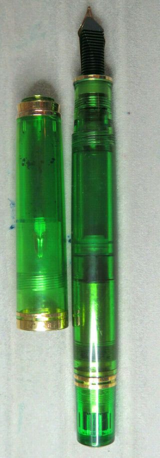 Pelikan M800 Green Demonstrator 1992 Limited Edition w/ 18k Medium Nib W Germany 2