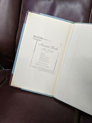Vintage Shaw’s Record Account Book - - Old Stock - 1930s - 1940s 2