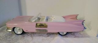 Vintage Jim Beam 1959 Pink Cadillac Eldorado Car Empty Decanter,  Box And Papers