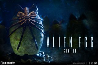 Sideshow Collectibles Alien Egg Xenomorph Statue Lights Up Limited Edition Rare