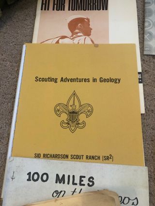 Vintage Boy Scouts Manuals Merit Badge Programs 1965 - 1972