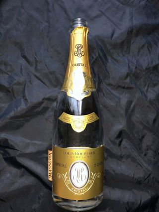 2008 Louis Roederer Cristal Champagne Bottle (empty Bottle,  No Cork)