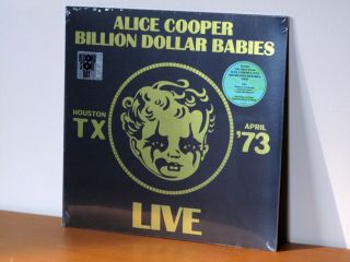 Alice Cooper Billion Dollar Babies Live Houston 1973 Rsd Black Friday