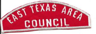 Boy Scout East Texas Area Council Rws