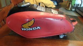Vintage Honda Motorcycle Gas Tank Xr Or Xl Tank.