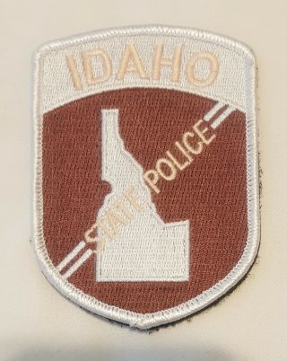 Idaho State Police Patch,  Subdued Tan/brown