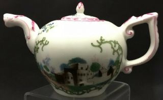 Hochst Victoria And Albert Museum Porcelain Tea Pot Franklin Small Pink