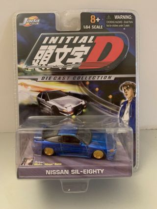 Jada Toys Initial D Blue Nissan Sil Eighty 1:64 Die Cast Car