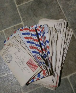 33 Letters From Wwii Us Navy Sailor To Family Members In Connecticut Air Mail
