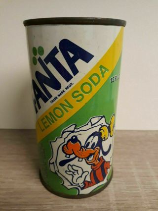 Vintage Fanta Lemon Soda Can