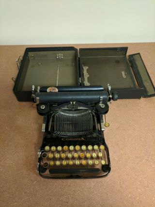 1917 Corona No.  3 Typewriter