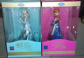 Bandai Figuarts Zero Disney Frozen Elsa & Anna Pvc Figures Set Of 2