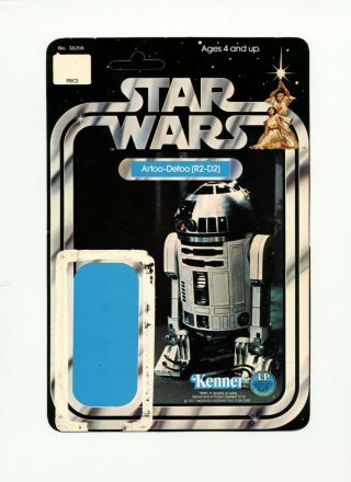 Vintage Star Wars 12 Back B Card Only R2 - D2 Unpunched