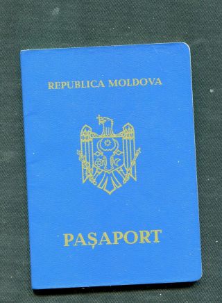 Republic MOLDOVA International Travel Document Man Canseled 3
