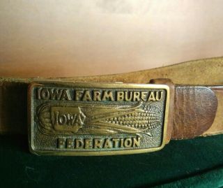Iowa Farm Bureau Federation Belt Buckle