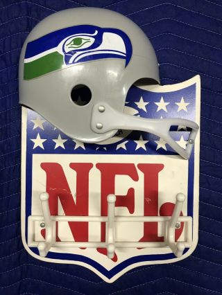 Ultra Rare Vintage Hutch Seattle Seahawks Nfl Football Helmet Coat Hanger 18”