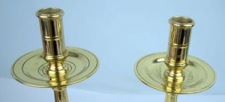 Baldwin Polished Brass Cathedral Candle Holders Candlesticks 14 
