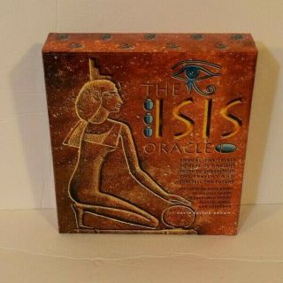 The Isis Oracle Kit Tarot By David Taylor - Brown 2001 Hardcover Paperback Nib
