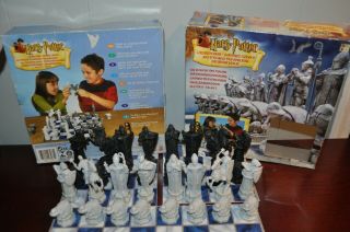 Harry Potter Wizard Chess Set 2002 Mattel 43533 Complete Board Game Pott Head