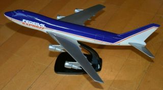 Vintage 1/200 Air Jet Federal Express Boeing 747 - 200f Desktop Airplane Model