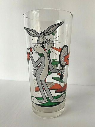 1976 Pepsi Collector Series Warner Bros Glass: Bugs Bunny & Marvin The Martian