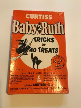 Vintage Curtiss Baby Ruth Halloween Candy Box 1952