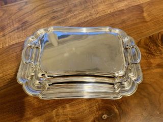 International Silver Co Chadwick Silverplate Covered Vegetable Serving Dish Lid