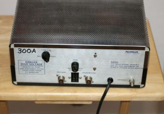 Vintage Palomar 300A Black Face Tube CB Ham Amp Linear Amplifier PLEASE READ 2