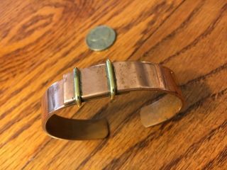 Collectible Copper Bracelet ' Designed by Tiffany & Co for Phelps Dodge ' VG Condi 2